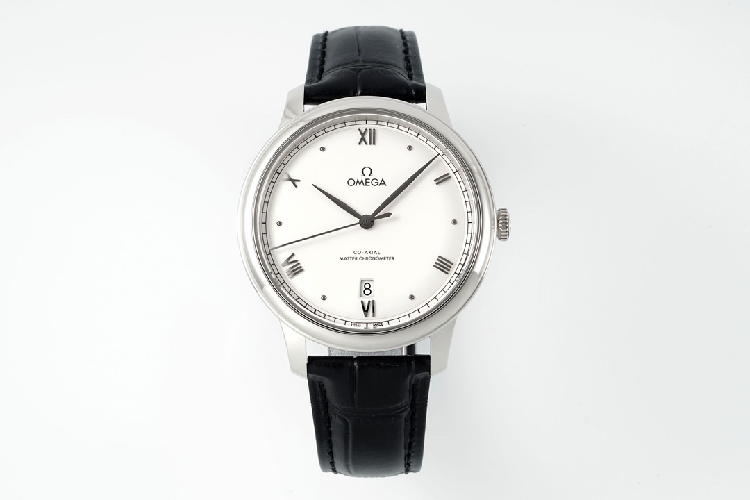 Omega’s fourth-generation new De Ville series 434.13.40.20.02.001 classic business men’s fully automatic mechanical watch equipped with a revised version of the 8800 movement, size 40mmx10mm