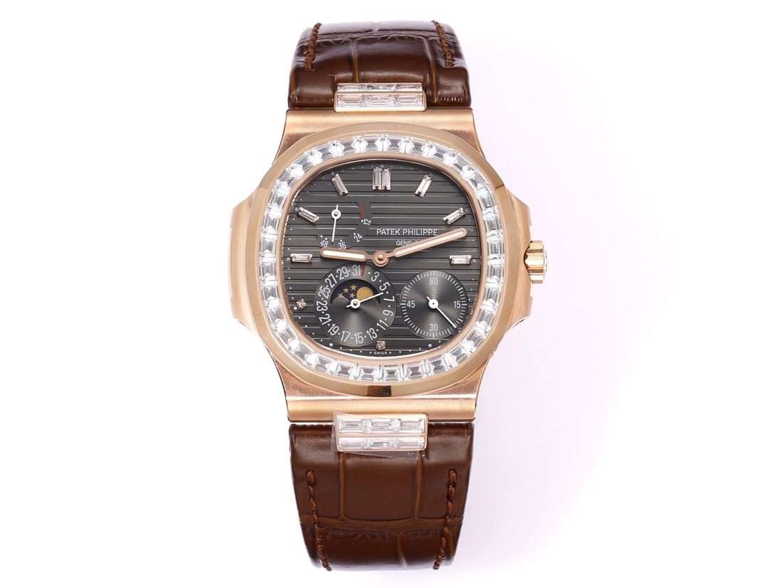 Patek Philippe Sport Elegance Series 5712 Nautilus Men’s Automatic Mechanical Watch Equipped with Replica Cal.240 PS Movement Diameter 40mm