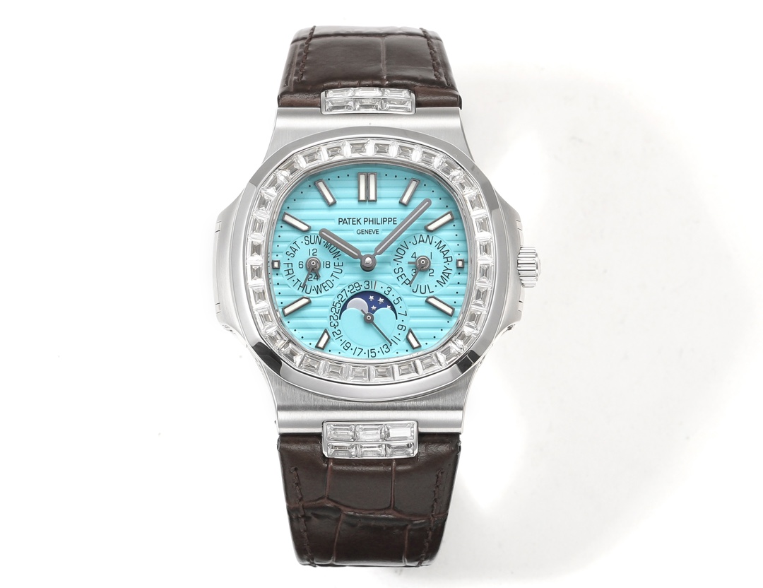 Patek Philippe Sport Elegance Series 5712 Nautilus Men’s Automatic Mechanical Watch Equipped with Replica Cal.240 PS Movement Diameter 40mm