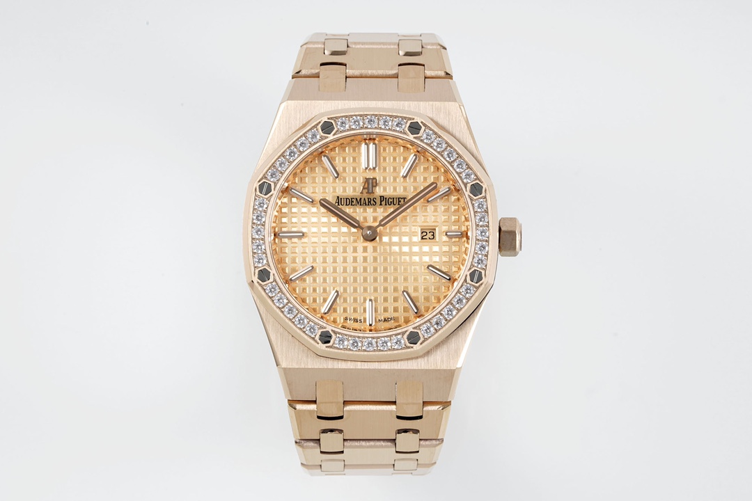 Audemars Piguet Royal Oak Series 15452OR.ZZ.1258OR.01 Women’s Automatic Mechanical Watch Equipped with Replica Genuine Cal.3120 Integrated Movement Diameter 37mm