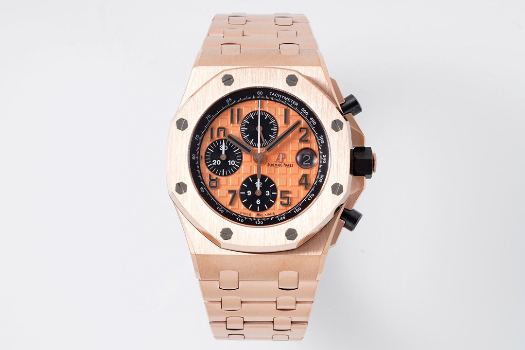 Audemars Piguet Royal Oak Offshore Series 26470OR.OO.1000OR.01 Men’s Fully Automatic Mechanical Chronograph Watch Equipped with Synchronized Genuine Cal.3126 Movement Diameter 42mm