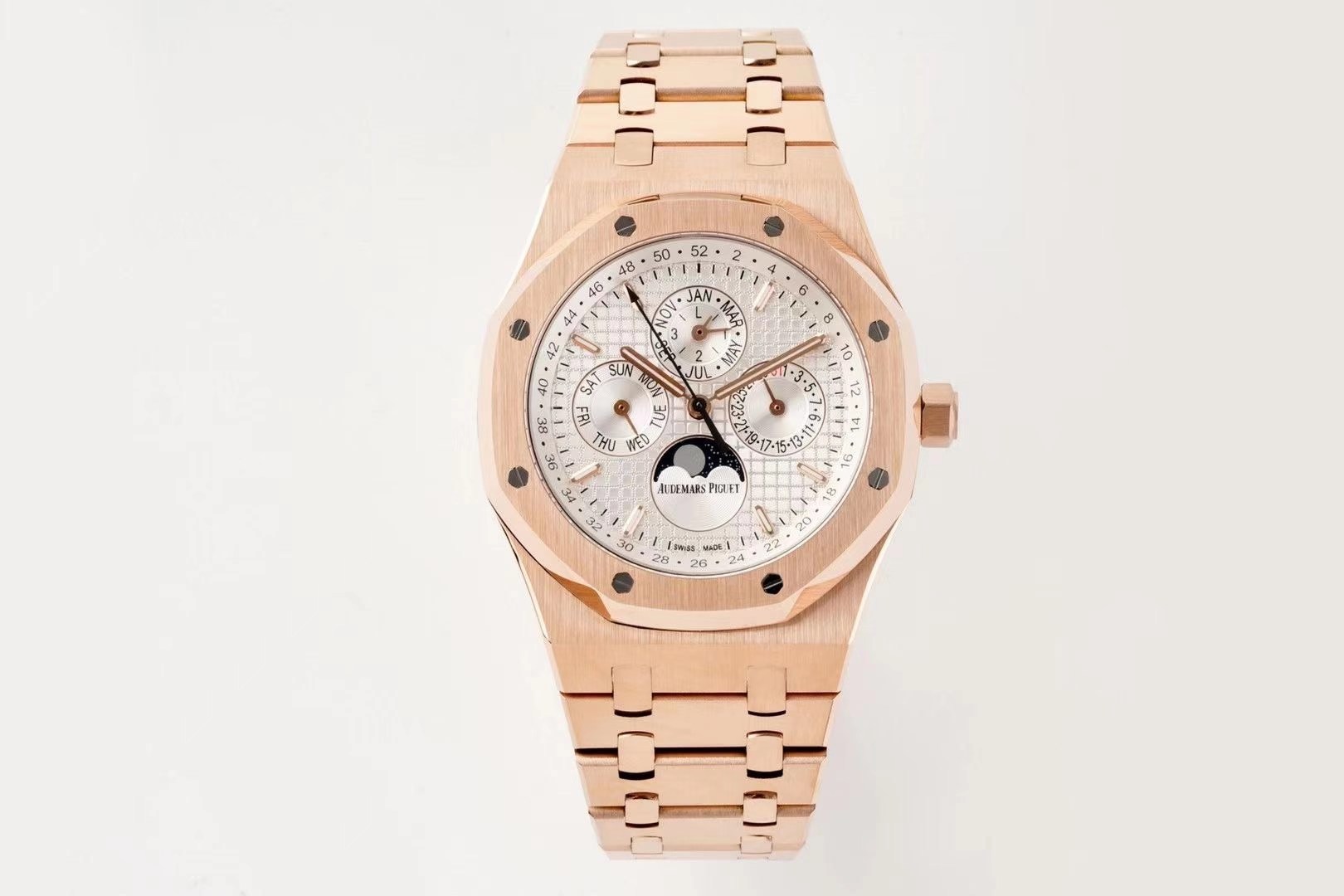 Audemars Piguet Royal Oak Series 26574BA.OO.1220BA.01 Men’s Multi-function Moon Phase Fully Automatic Mechanical Watch