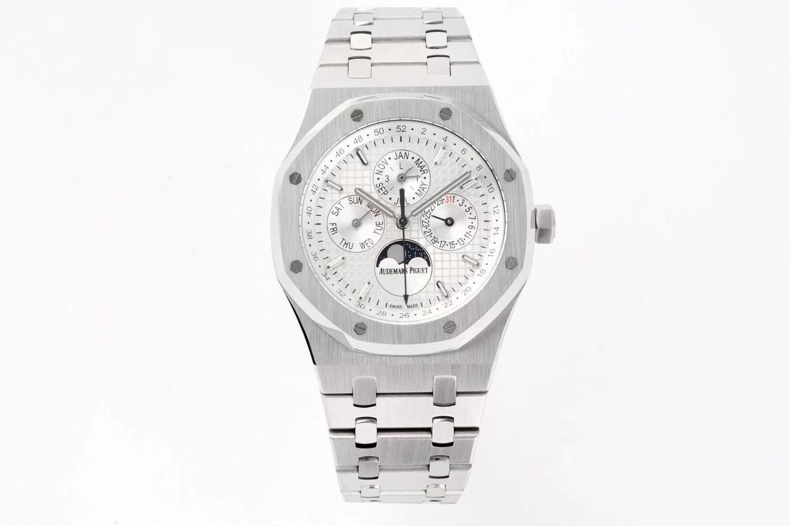 Audemars Piguet Royal Oak Series 26574BA.OO.1220BA.01 Men’s Multi-function Moon Phase Fully Automatic Mechanical Watch