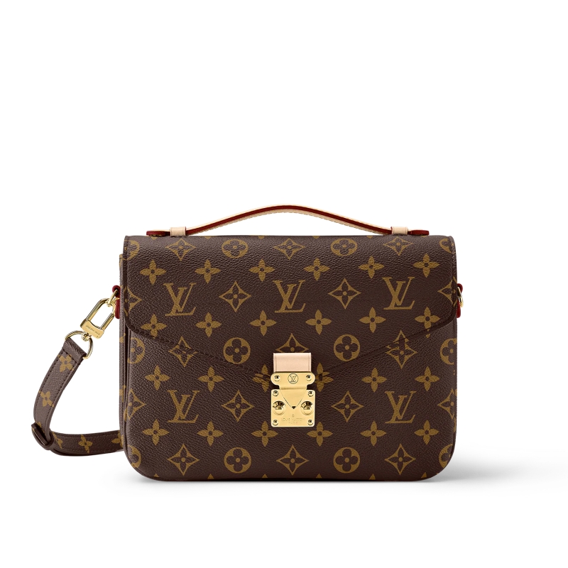 M44875 LV Pochette Metis handbag New version of Monogram coated old flower messenger bag