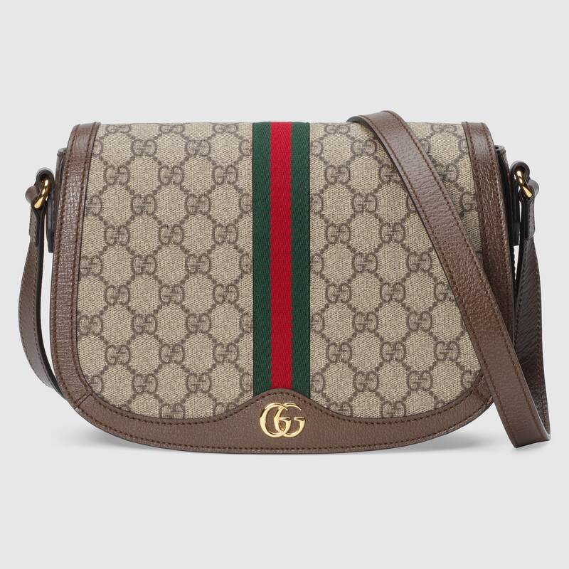 601044 Gucci Ophidia GG Small Shoulder Bag Flap Buckle Shoulder Bag