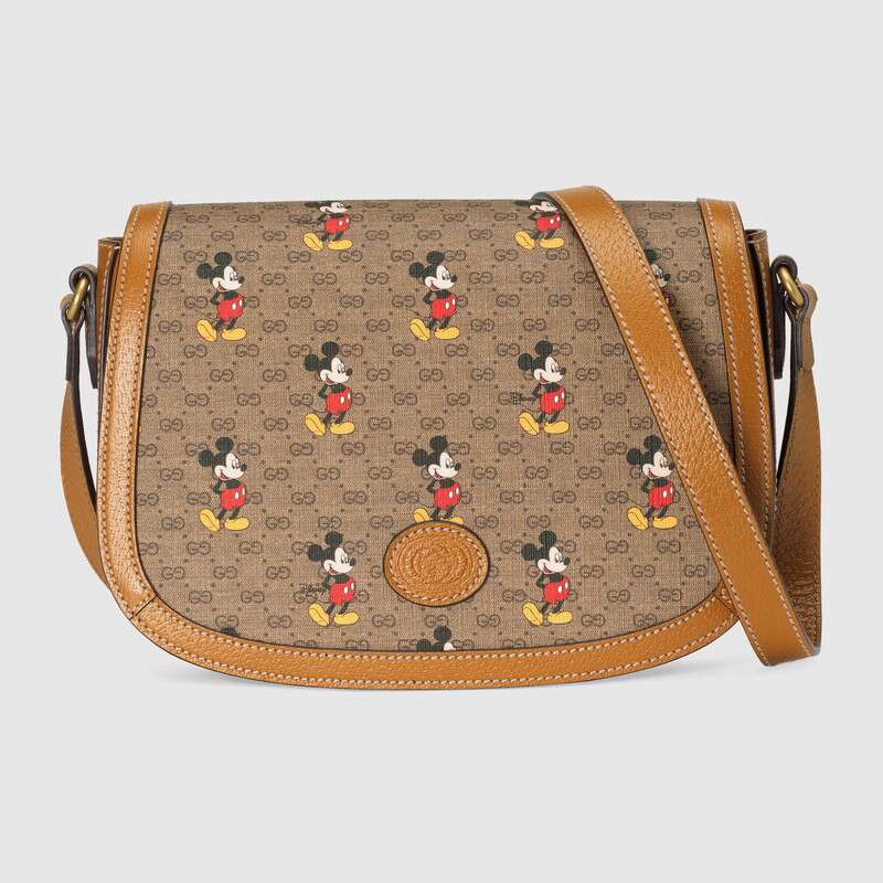 602694 Gucci2020 New Disney x Gucci Mickey Series Small Shoulder Bag