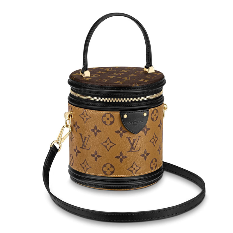 M43986 LV Cannes handbag 2018 autumn and winter limited edition catwalk barrel bag LV cosmetic case LV barrel bag